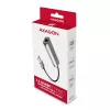 2,5 Gigabit Etherneti adapter AXAGON ADE-25R — USB Type-C, 10/100/1000/2500 Mbit, 5000 Mbit/s, alumiinium, hall