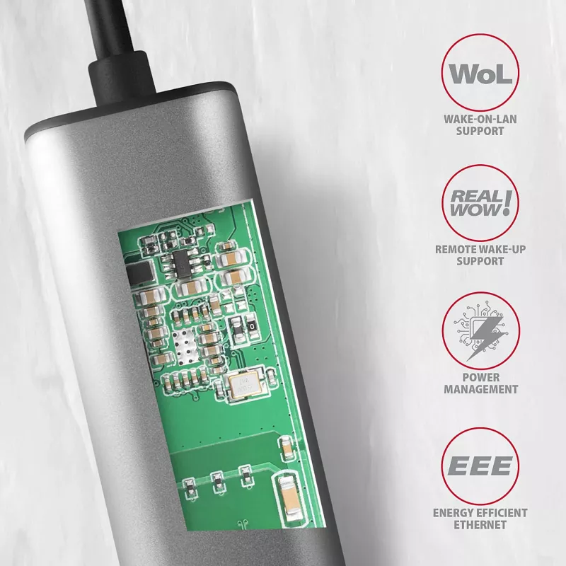 Axagon ADE-25RC SuperSpeed USB-C 2,5 gigabitine Etherneti adapter
