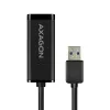 Axagon ADE-SR USB-A gigabit Etherneti adapter, juhtmega, USB, Ethernet, 1000 Mbit/s, must
