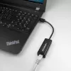 Axagon ADE-SR USB-A gigabit Etherneti adapter, juhtmega, USB, Ethernet, 1000 Mbit/s, must