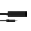 Axagon ADE-SRC USB-C gigabit Etherneti adapter, juhtmega, USB Type-C, Ethernet, 1000 Mbit/s, must