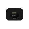 Axagon ADE-SRC USB-C gigabit Etherneti adapter, juhtmega, USB Type-C, Ethernet, 1000 Mbit/s, must