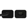 Axagon ADE-SRC USB-C gigabit Etherneti adapter, juhtmega, USB Type-C, Ethernet, 1000 Mbit/s, must