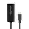 Axagon ADE-SRC USB-C gigabit Etherneti adapter, juhtmega, USB Type-C, Ethernet, 1000 Mbit/s, must