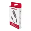 AXAGON USB 3.2 Gen 1 Type-A Gigabit Ethernet adapter ADE-TR — 10/100/1000 Mbps, metallist titaanhall, 5000 Mbit/s