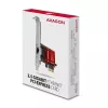 Axagon PCEE-G25 PCIe - 2.5 Gigabit Ethernet adapter Realtek 8125, PXE, koos SP ja LP kronsteiniga