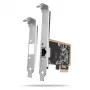 Axagon PCEE-GRF PCIe - Gigabit Ethernet adapter Realtek 8111F koos standardse ja madala profiiliga kronsteiniga