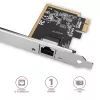 Axagon PCEE-GRF PCIe - Gigabit Ethernet adapter Realtek 8111F koos standardse ja madala profiiliga kronsteiniga