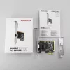 Axagon PCEE-GRF PCIe - Gigabit Ethernet adapter Realtek 8111F koos standardse ja madala profiiliga kronsteiniga