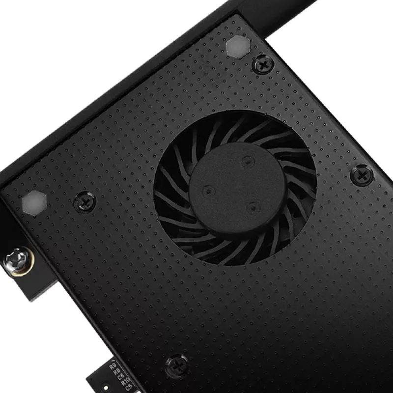 Axagon PCEM2-DC PCIe x4 - M.2 NVMe M-võti + SATA B-võti pesa adapter jahutiga, SP ja LP