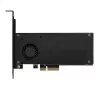 Axagon PCEM2-DC PCIe x4 - M.2 NVMe M-võti + SATA B-võti pesa adapter jahutiga, SP ja LP