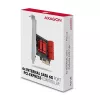 Liidesekaart AXAGON PCES-SA6 — PCIe SATA-le (ASM1166), 6 Gbit/s, täiskõrgus/madalprofiil, sisemine