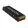 Axagon CRL-M2 Passiivne alumiiniumjahuti kõigile M.2 SSD-dele, suurus 2280, kõrgus 12 mm.