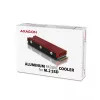 Axagon CRL-M2 Passiivne alumiiniumjahuti kõigile M.2 SSD-dele, suurus 2280, kõrgus 12 mm.