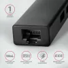 USB-C jaotur Axagon HMC-GL3A 3x USB-A Gbit-LAN Must