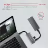 AXAGON HMC-4G2, USB-C 3.2 Gen 2 10 Gb/s jaotur, pordid 2x USB-A + 2x USB-C, kaabel USB-C 13 cm