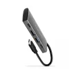 AXAGON HMC-4G2, USB-C 3.2 Gen 2 10 Gb/s jaotur, pordid 2x USB-A + 2x USB-C, kaabel USB-C 13 cm