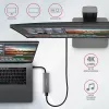 Axagon HMC-5G2 SPEEDSTER 5-ühes USB-C jaotur, 2x USB-A, 2x USB-C, HDMI, PD 60 W