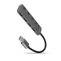 Axagon HUE-MSA Superspeed USB-A lülitushub 4x USB 3.0 aktiivne - 20 cm must USB 3.2 Gen 1 (3.1 Gen 1) Type-A 5000 Mbit/s hall
