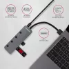Axagon HUE-MSA Superspeed USB-A lülitushub 4x USB 3.0 aktiivne - 20 cm must USB 3.2 Gen 1 (3.1 Gen 1) Type-A 5000 Mbit/s hall