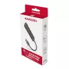 Axagon HUE-MSA Superspeed USB-A lülitushub 4x USB 3.0 aktiivne - 20 cm must USB 3.2 Gen 1 (3.1 Gen 1) Type-A 5000 Mbit/s hall