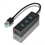 Axagon HUE-S2B 4x USB 3.0 laadimiskeskus, toite mikro-USB