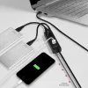 Axagon HUE-S2BL 4x USB 3.0 laadimiskeskus 1,2 m kaabliga, toite micro USB