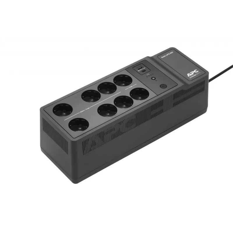 APC Back-UPS BE850G2-GR - Avariitoiteallikas 8 pistikupesa, 850VA, 2 USB laadijat, 1 USB andmepesa