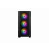 MSI MAG Forge M100R Midi Tower must, läbipaistev
