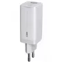 IBOX mobiilseadme laadija ILUC65W, 65W, 2× USB-C + 1× USB-A, valge, 1,5 m kaabel