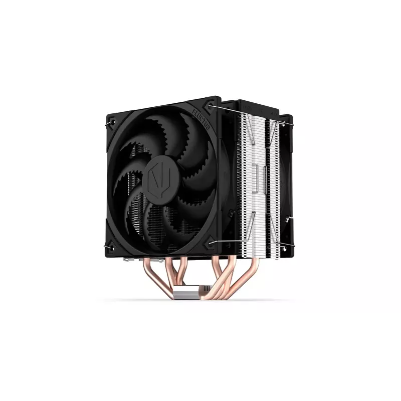 Õhkjahuti ENDORFY Fera 5 Dual Fan — 2x 120 mm PWM-ventilaatorit, 4 soojustoru, TDP 220 W, ühildub LGA 2011 ja mitme pesaga, must