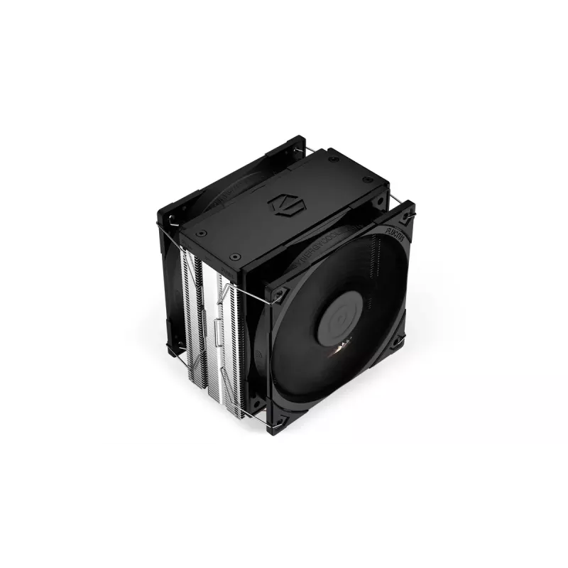 Õhkjahuti ENDORFY Fera 5 Dual Fan — 2x 120 mm PWM-ventilaatorit, 4 soojustoru, TDP 220 W, ühildub LGA 2011 ja mitme pesaga, must