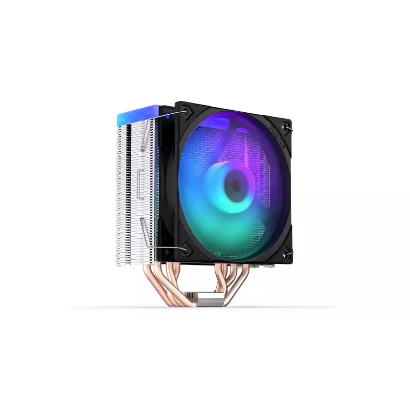 Õhkjahuti ENDORFY Fera 5 ARGB 120 mm must — 4 soojustoru, 1x120 mm PWM-ventilaator, TDP 220 W, kõrgus 155 mm