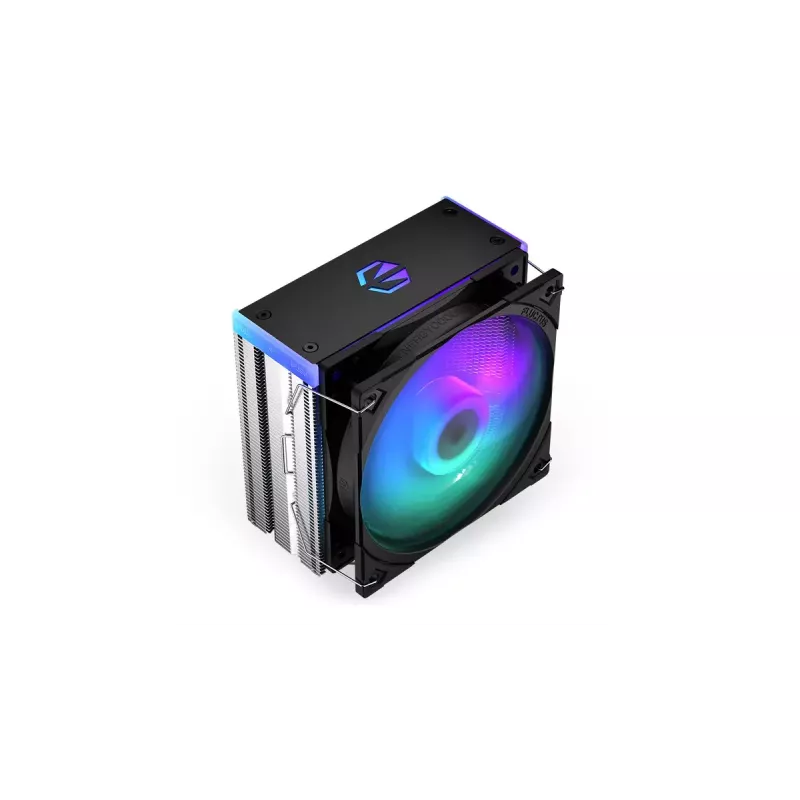 Õhkjahuti ENDORFY Fera 5 ARGB 120 mm must — 4 soojustoru, 1x120 mm PWM-ventilaator, TDP 220 W, kõrgus 155 mm
