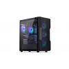 Arvuti korpus ENDORFY Regnum 400 ARGB Tower Must — ATX, karastatud klaas, ARGB, 3x120mm ees, 1x120mm taga, toetab GPU-d kuni 37 cm
