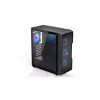 Arvuti korpus ENDORFY Regnum 400 ARGB Tower Must — ATX, karastatud klaas, ARGB, 3x120mm ees, 1x120mm taga, toetab GPU-d kuni 37 cm