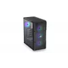 Arvuti korpus ENDORFY Regnum 400 ARGB Tower Must — ATX, karastatud klaas, ARGB, 3x120mm ees, 1x120mm taga, toetab GPU-d kuni 37 cm