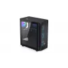 PC korpus ENDORFY Signum 300 ARGB Tower Must — ATX, karastatud klaas, ARGB valgustus, toetab GPU 350 mm, protsessori jahuti kõrgus 161 mm