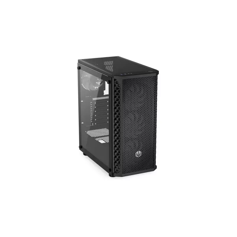 PC korpus ENDORFY Signum 300 ARGB Tower Must — ATX, karastatud klaas, ARGB valgustus, toetab GPU 350 mm, protsessori jahuti kõrgus 161 mm