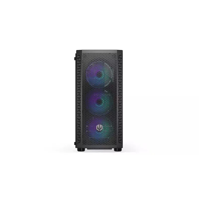 PC korpus ENDORFY Signum 300 ARGB Tower Must — ATX, karastatud klaas, ARGB valgustus, toetab GPU 350 mm, protsessori jahuti kõrgus 161 mm
