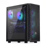PC korpus ENDORFY Signum 300 ARGB Tower Must — ATX, karastatud klaas, ARGB valgustus, toetab GPU 350 mm, protsessori jahuti kõrgus 161 mm