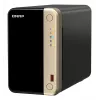 QNAP TS-264 NAS Tower Intel® Celeron® N5095 8 GB 0 TB QNAP QTS Must, Kuldne