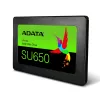 2.5-tolline SATA III SSD ADATA SU650 1 TB — 520 MB/s lugemine, 450 MB/s kirjutamine, 3D NAND, 2.5-tolline