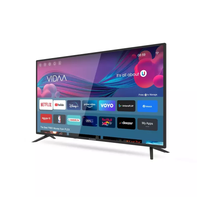 LED-televiisor Allview 40iPlay6000-F/1 40 tolli (101 cm) FHD, VIDAA, Wi‑Fi, HDMI, USB, must