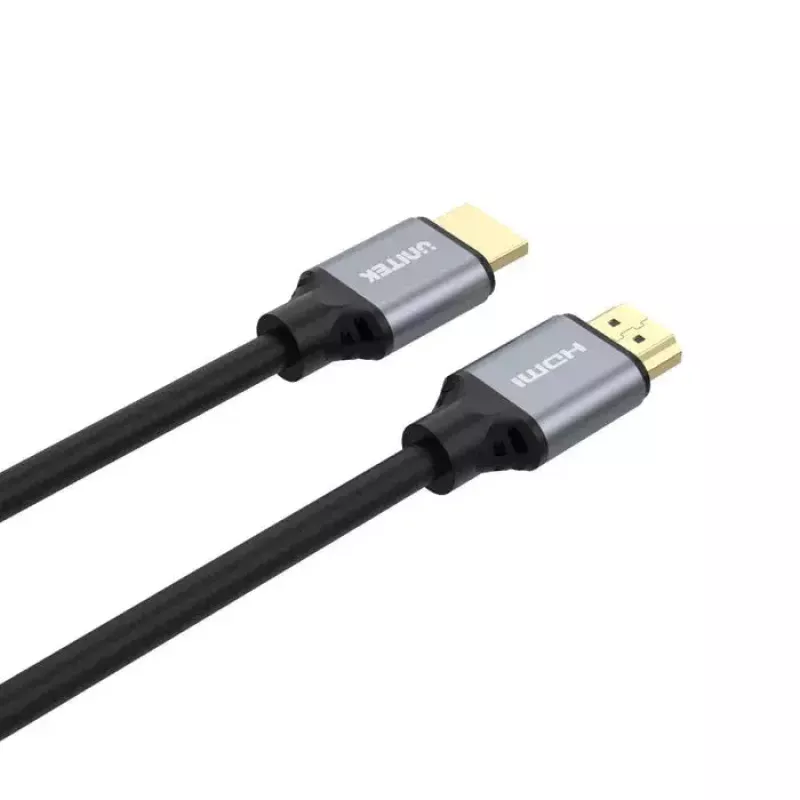 HDMI kaabel Unitek C140W 5 m — HDMI Type A to Type A, HDMI 2.1, 48 Gbit/s, 120 Hz, must