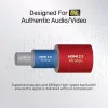 HDMI kaabel Unitek C140W 5 m — HDMI Type A to Type A, HDMI 2.1, 48 Gbit/s, 120 Hz, must