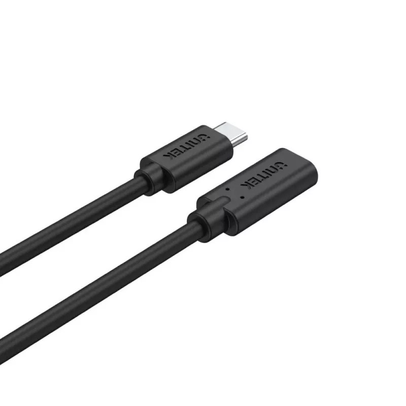 UNITEK USB C kaabel - USB 3.2 Gen 2 (3.1 Gen 2) - 0,5 m Must