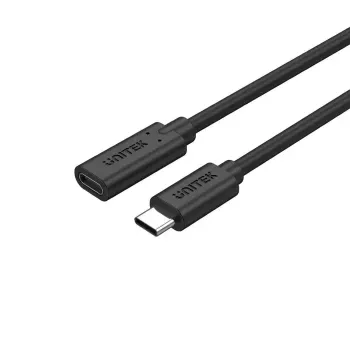 USB-C–USB-C kaabel Unitek C14086BK-1.5M — USB 3.2 Gen 2, 10 Gbit/s, 5 m, must