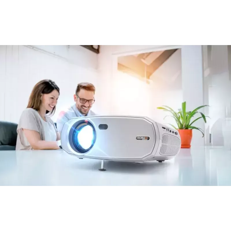 Projektor Technaxx TX-177 15000 ANSI luumenit LCD 1080p Valge