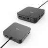 i-tec USB-C HDMI Dual DP dokkimisjaam koos Power Delivery 100 W ja universaalse laadijaga 100 W